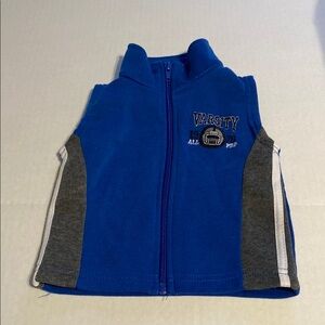 Varsity Kids Blue and Gray Vest